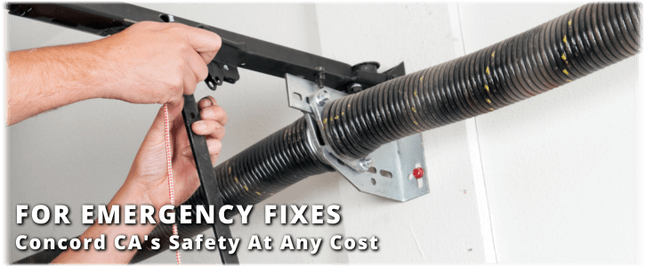 Broken Garage Door Spring Concord CA